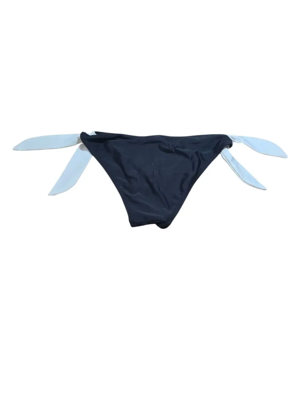Revamped black and white bikini bottom, size small